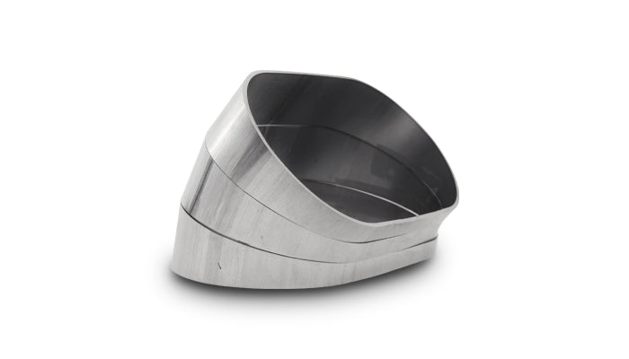 Vibrant Performance - 13591 - 45 Degree Vertical Plane Oval Pie Cuts  Nominal Tube Size: 4 In.