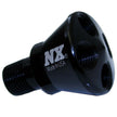 Nitrous Express - 4 PORT MICRO SHOWERHEAD DIST BLOCK (BLACK) - 15010B