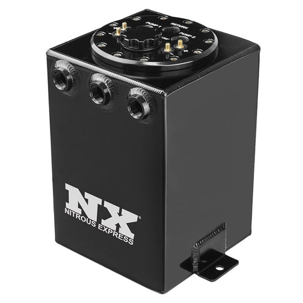 Nitrous Express - Surge Tank W/Dual 340LPH Fuel Pumps - 15074