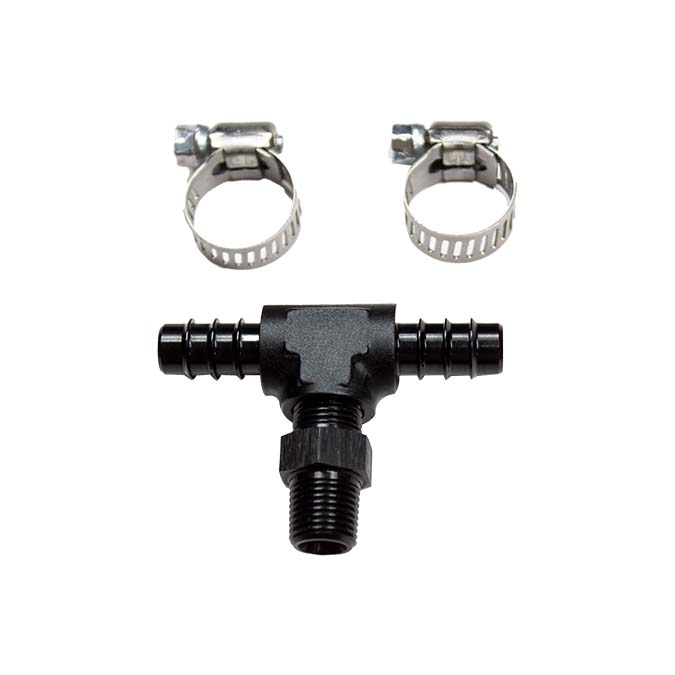 Nitrous Express - 1/8NPT X 1/4 HOSE BARB TEE - 15234