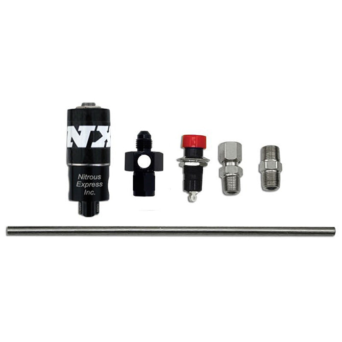 Nitrous Express - NITROUS PURGE VALVE (6AN MANIFOLD PUSH BUTTON AND VENT TUBE) - 15601