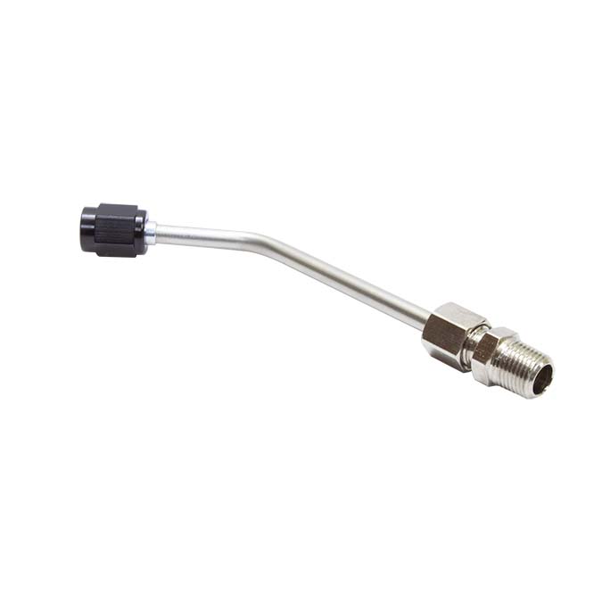 Nitrous Express - HITMAN STAGE 6 & PROPOWER  SS SOLENOID TO PLATE CONNECTOR (Black) - 15710