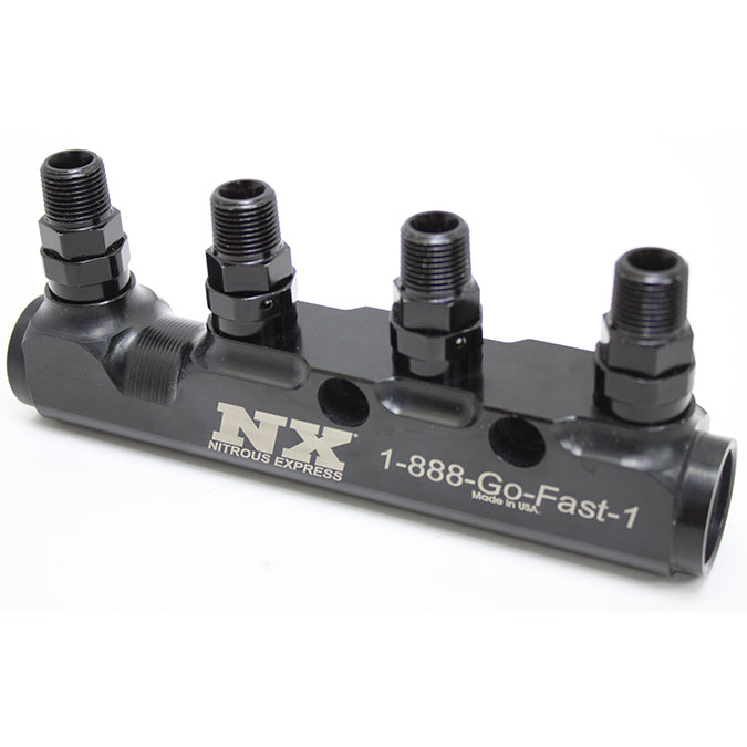 Nitrous Express - FUEL LOG 5 PORT With FITTINGS - 15845