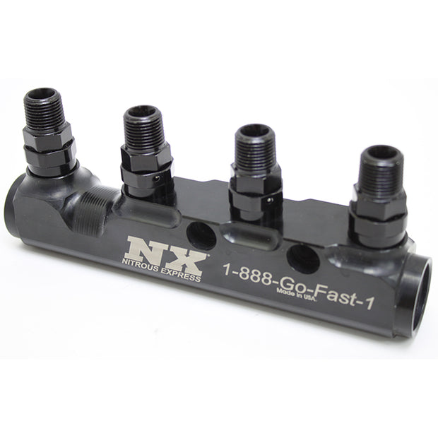 Nitrous Express - FUEL LOG 5 PORT With FITTINGS - 15845