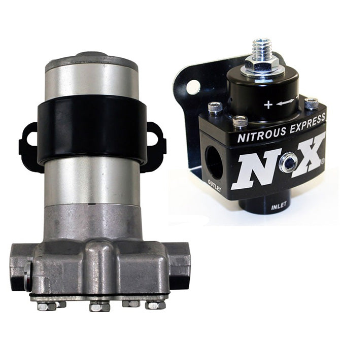 Nitrous Express - BLACK STYLE FUEL PUMP AND NON BYPASS REGULATOR COMBO - 15953
