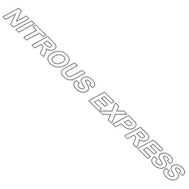 Nitrous Express - NX WINDSHIELD DECAL 40" X 3" - 15984