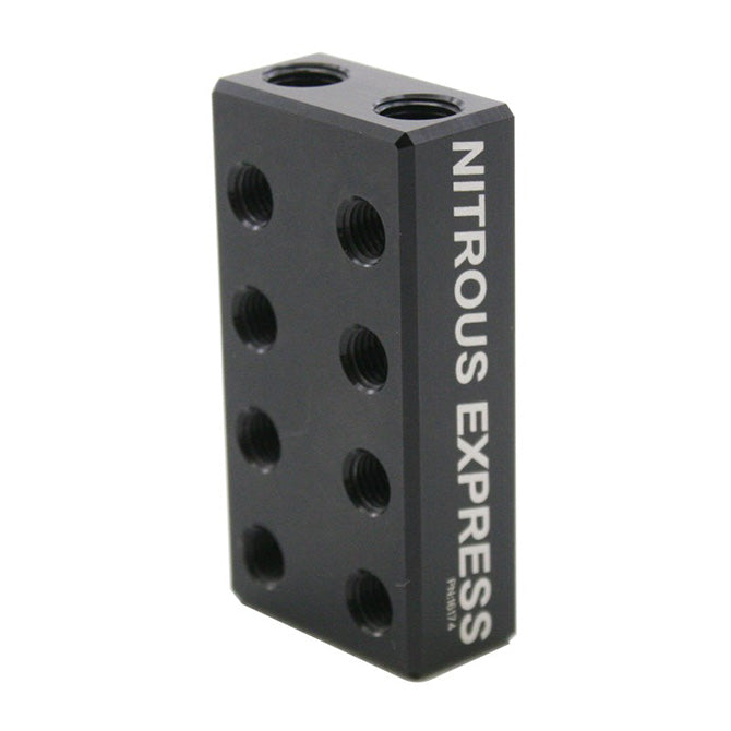Nitrous Express - 2 IN / 16 OUT NITROUS/FUEL DISTRIBUTION BLOCK - 16174