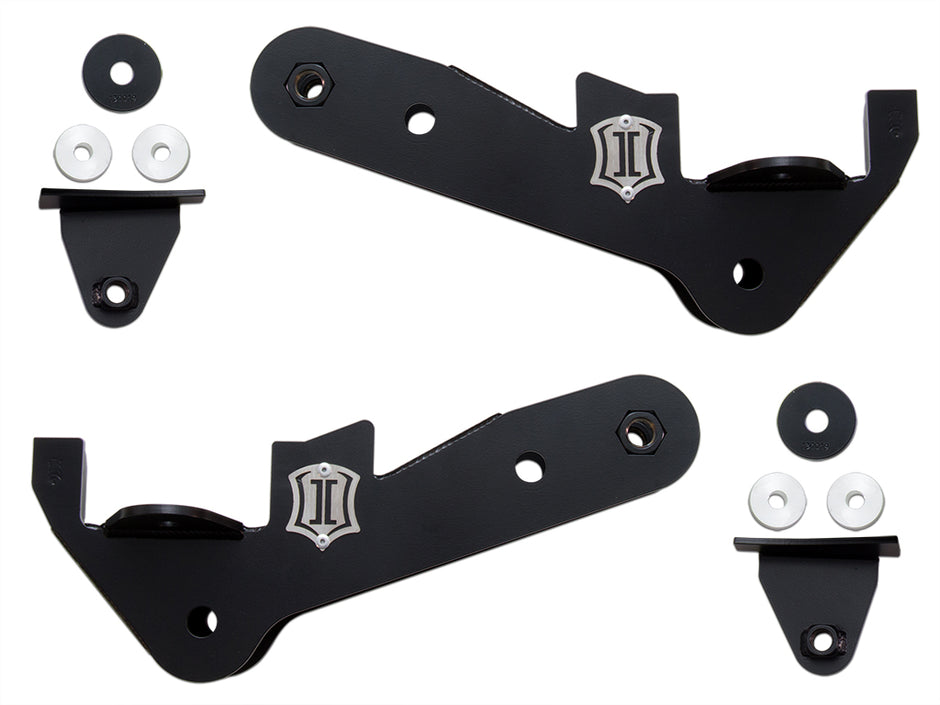 ICON 2017-2022 Ford F250/F350 Super Duty 4WD 4-Link Frame Bracket Kit