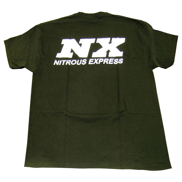Nitrous Express - X-LARGE BLACK T-SHIRT W/ WHITE NX   - 16509