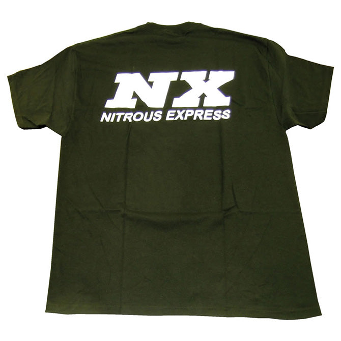 Nitrous Express - XX-LARGE  BLACK T-SHIRT W/ WHITE NX   - 16510