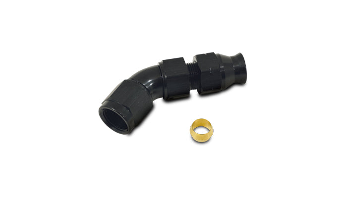 Vibrant Performance - 16558 - 45 Degree Tube To Female AN Adapter  Tube O.D. - 1/2 In.; AN Size: -8