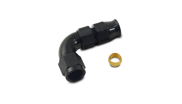 Vibrant Performance - 16568 - 90 Degree Tube To Female AN Adapter  Tube O.D. - 1/2 In.; AN Size: -8