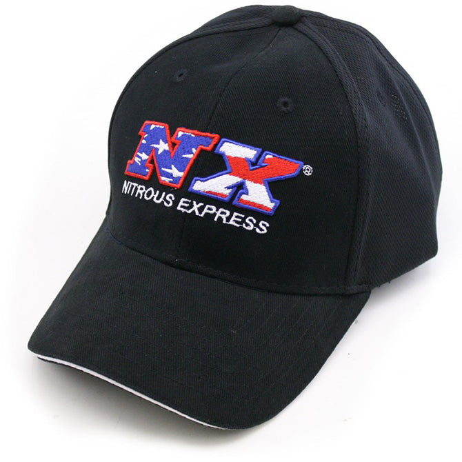 Nitrous Express - BLACK HAT WITH FLAG NX LOGO - 16581