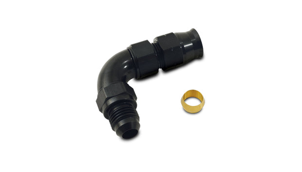 Vibrant Performance - 16585 - 90 Degree Tube To Male AN Adapter  Tube O.D. - 5/16 In.; AN Size: -6