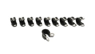 Vibrant Performance - 17191 - Stainless Steel Cushion P-Clamp For 0.375 In. O.D. Hose - Pack Of 10