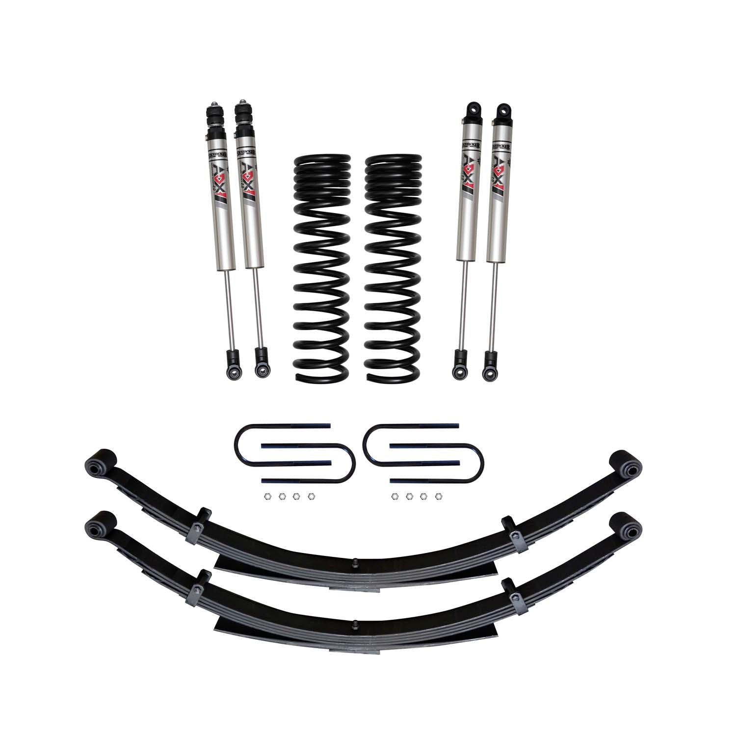 4.5-5 In. Suspension Lift Kit With ADX M2.0 Aluminum Monotube Shocks.