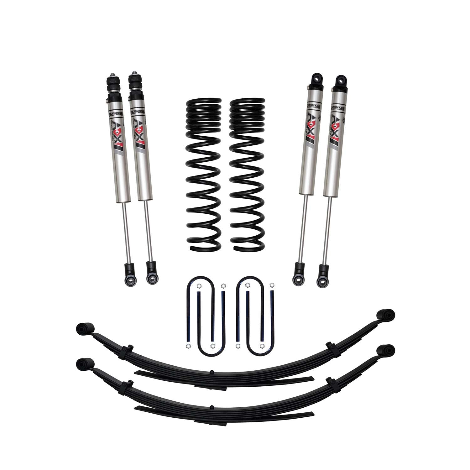 6 In. Suspension Lift Kit With ADX M2.0 Aluminum Monotube Shocks.