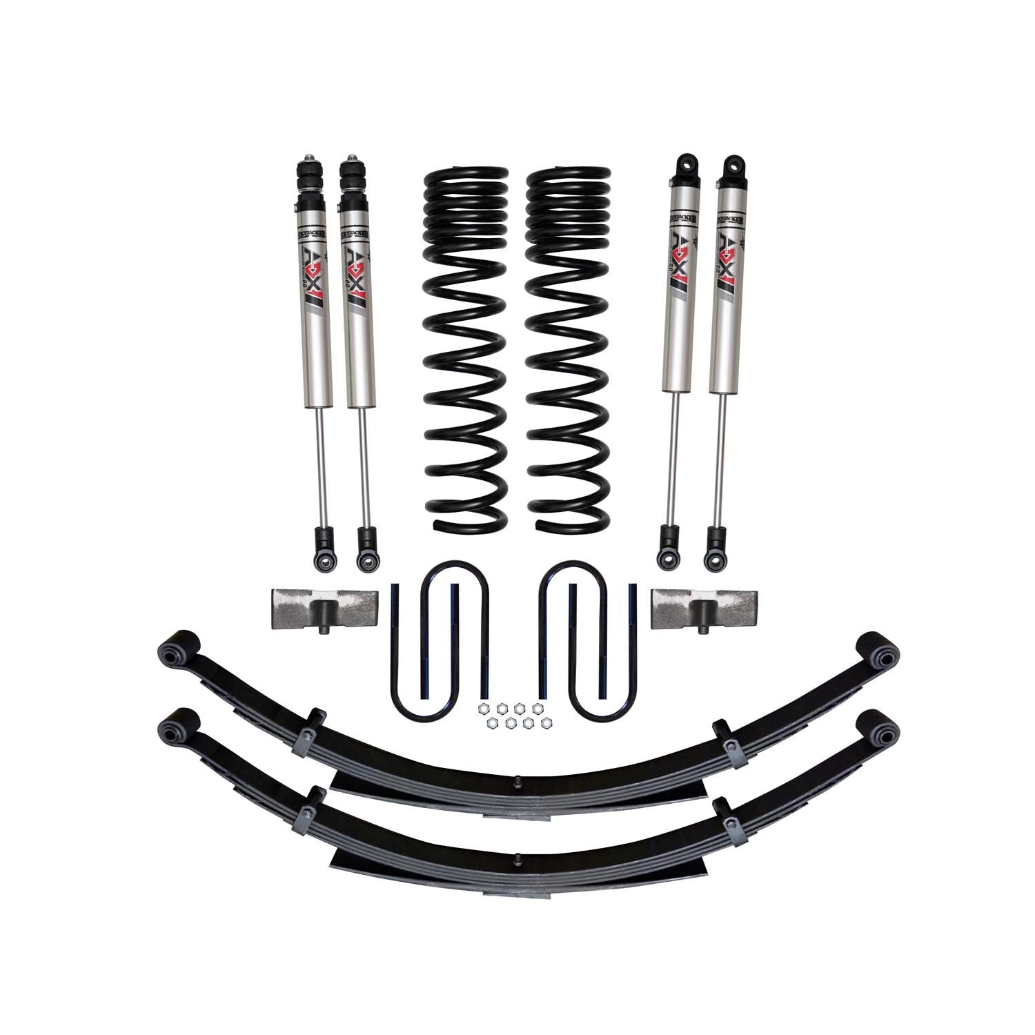 7 In. Suspension Lift Kit With ADX M2.0 Aluminum Monotube Shocks.