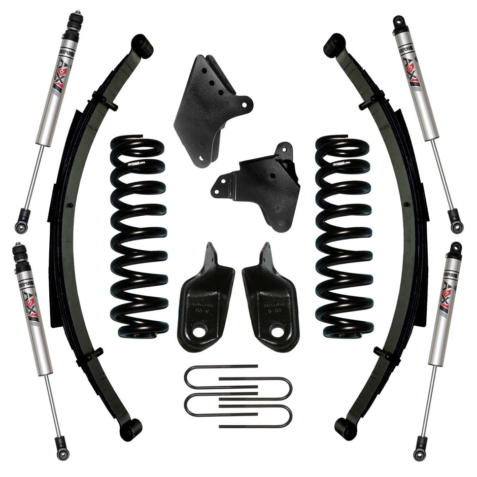 6 In. Suspension Lift Kit With ADX M2.0 Aluminum Monotube Shocks.