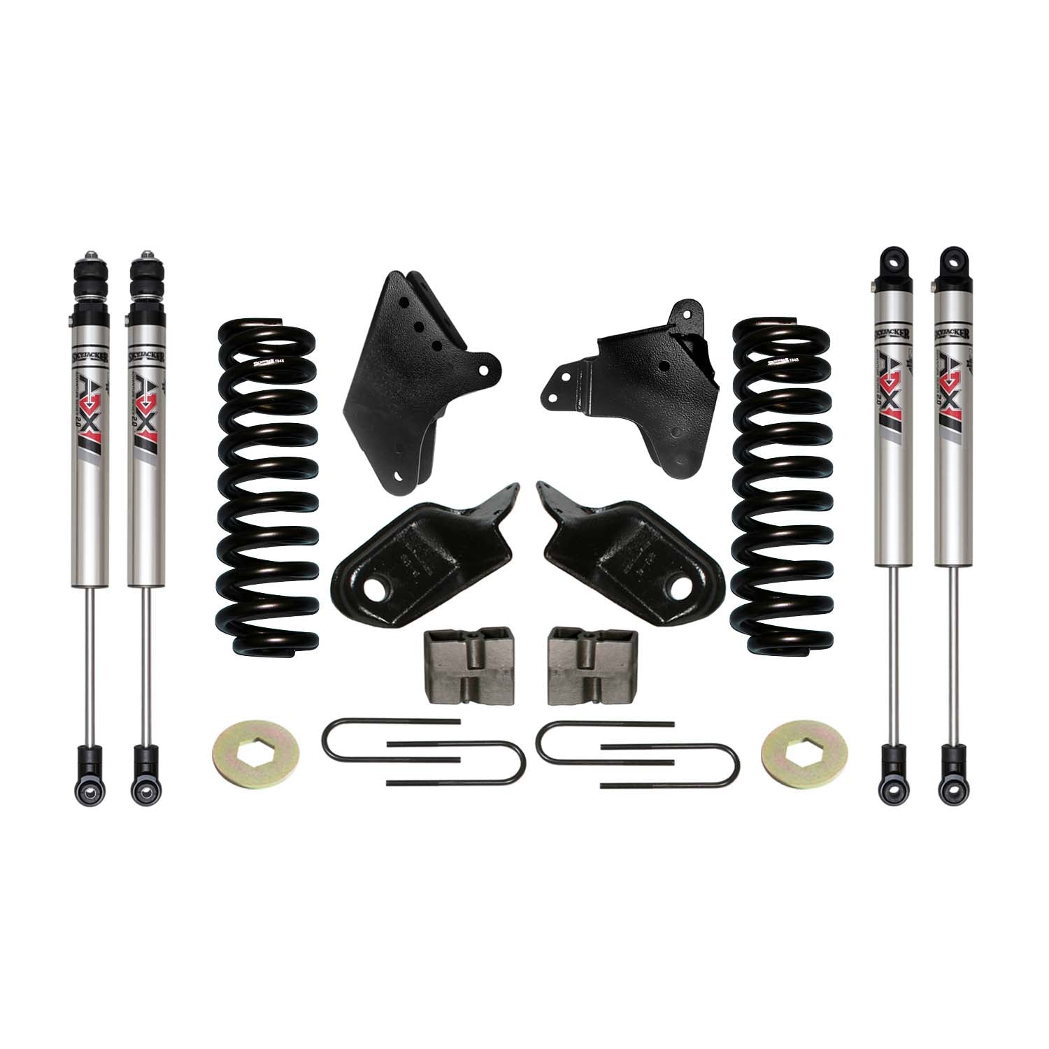 6 In. Suspension Lift Kit With ADX M2.0 Aluminum Monotube Shocks.
