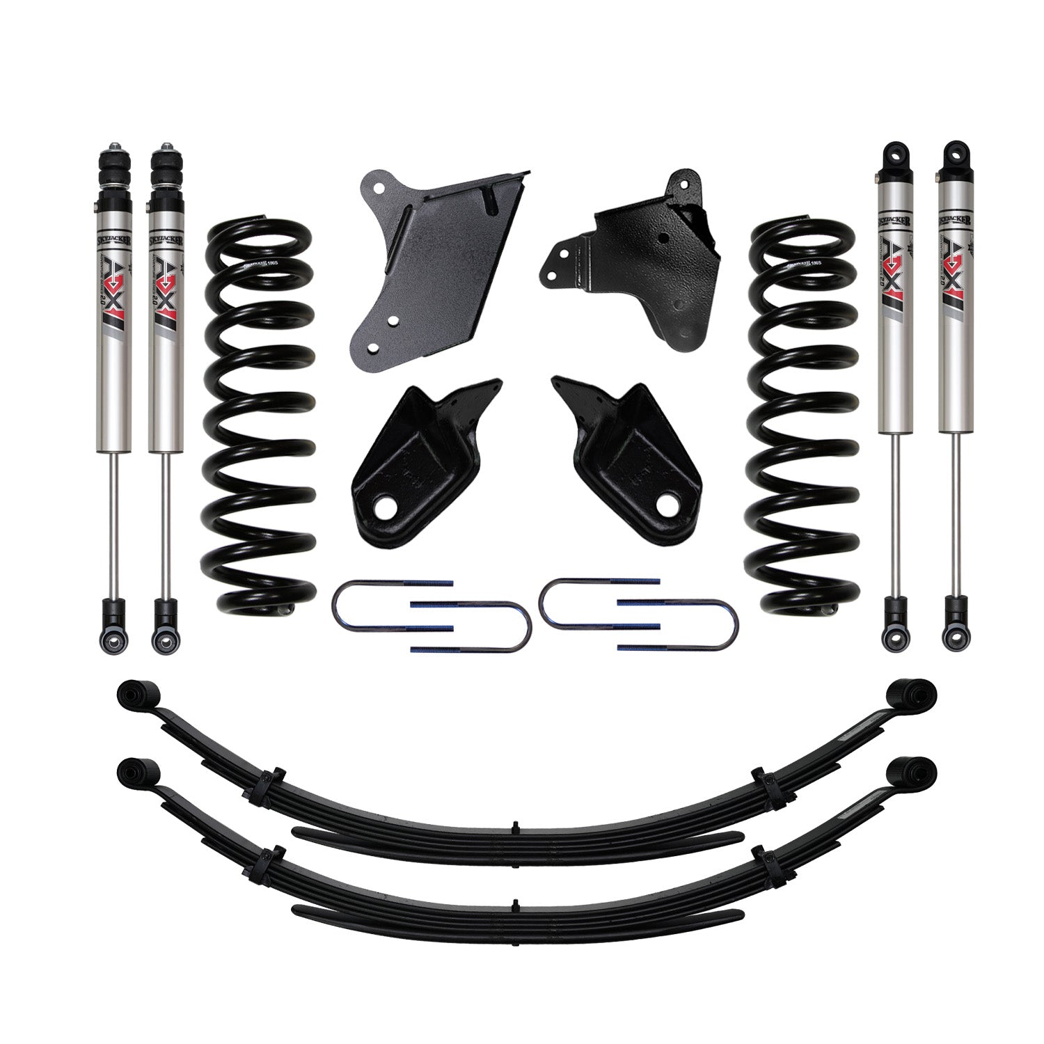 6 In. Suspension Lift Kit With ADX M2.0 Aluminum Monotube Shocks.