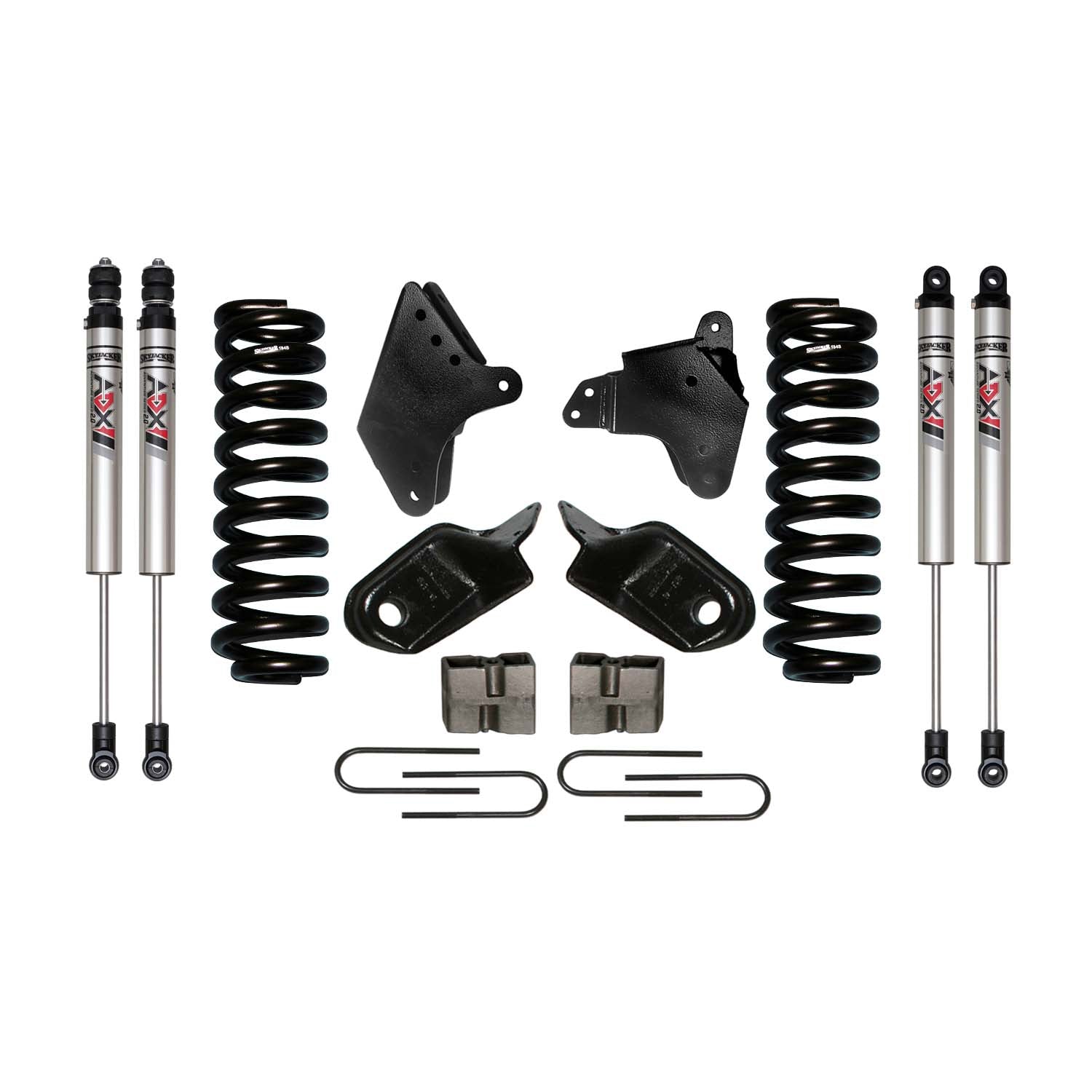 6 In. Suspension Lift Kit With ADX M2.0 Aluminum Monotube Shocks.