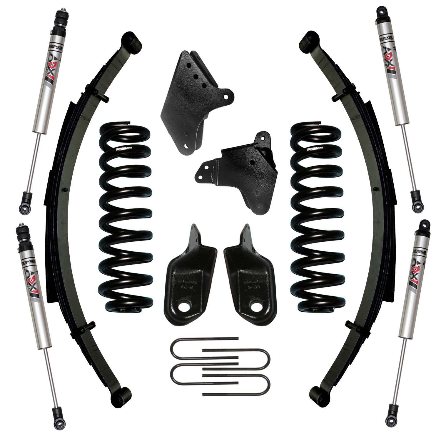 6 In. Suspension Lift Kit With ADX M2.0 Aluminum Monotube Shocks.