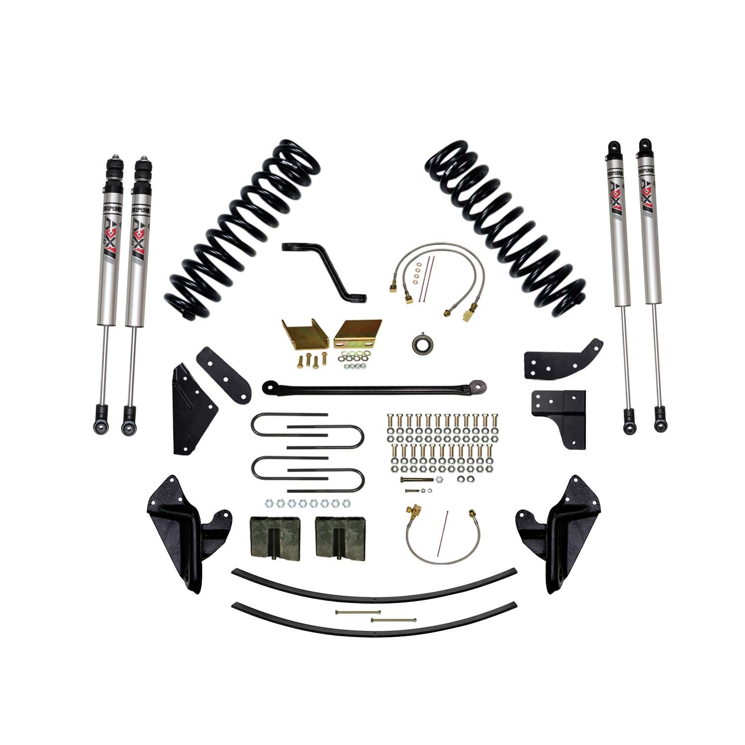 8 In. Suspension Lift Kit With ADX M2.0 Aluminum Monotube Shocks.