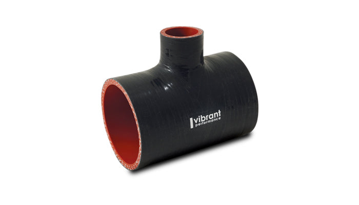 Vibrant Performance - 19691 - T-Hose Coupler  Hose I.D. 3 In.; Overall Length: 4 In.; Branch I.D. 1 In.