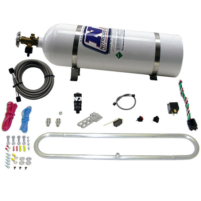 Nitrous Express - N-TERCOOLER System For CO2 WITH 15LB BOTTLE (Remote Mount Solenoid) - 20000CR-15