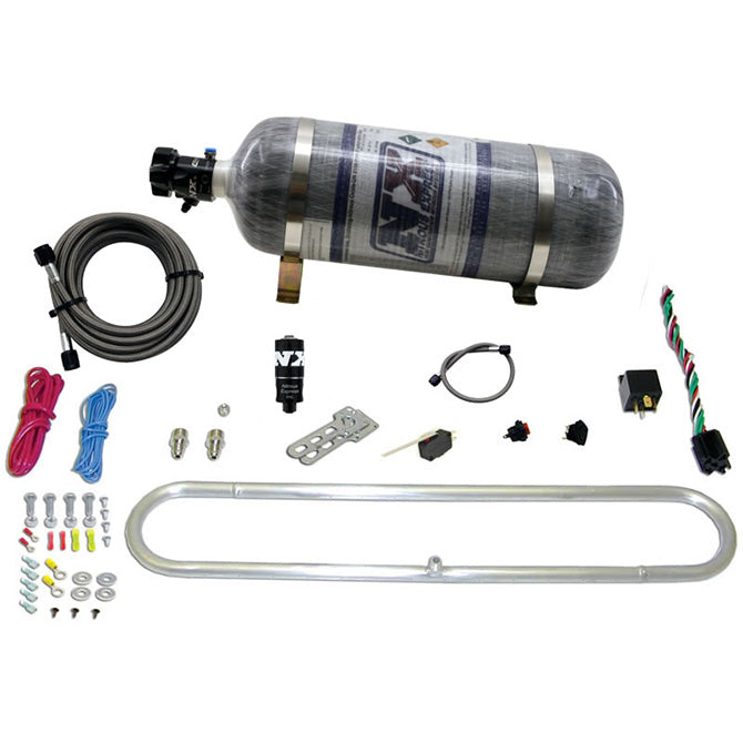 Nitrous Express - N-TERCOOLER SYSTEM W/ COMPOSITE BOTTLE (Remote Mount Solenoid) - 20000R-12