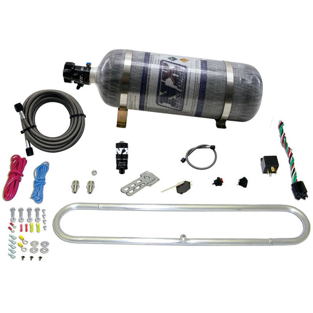 Nitrous Express - N-TERCOOLER SYSTEM W/ COMPOSITE BOTTLE (Remote Mount Solenoid) - 20000R-12