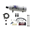 Nitrous Express - HITMAN EFI SINGLE NOZZLE PIRANHA SYSTEM (35-50-75HP ) WITH 15LB BOTTLE - 20001-15