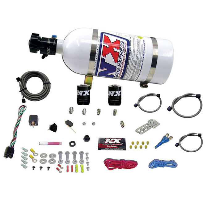 Nitrous Express - FORD EFI RACE (100-150-200-250HP) SINGLE NOZZLE WITH 10LB BOTTLE  - 20113-10