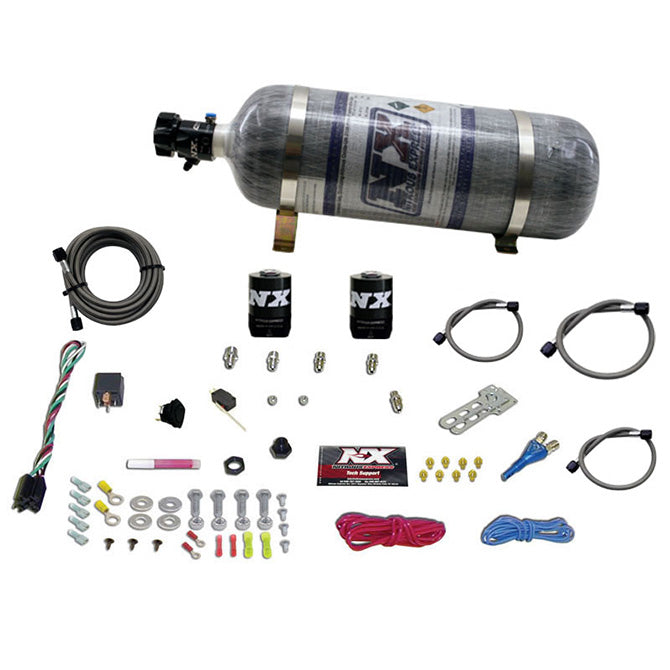 Nitrous Express - FORD EFI RACE (100-150-200-250HP) SINGLE NOZZLE WITH COMPOSITE BOTTLE  - 20113-12