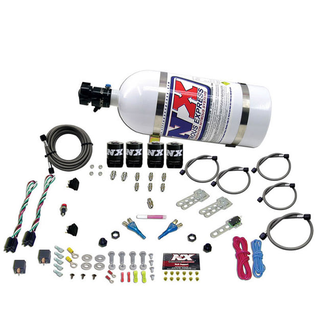 Nitrous Express - FORD EFI DUAL STAGE (50-75-100-150HP X 2) WITH 10LB BOTTLE  - 20124-10