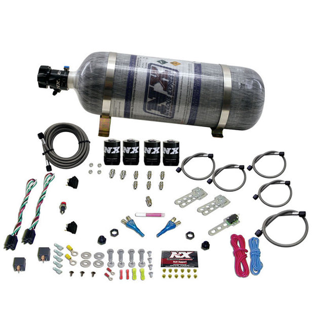 Nitrous Express - FORD EFI DUAL STAGE (50-75-100-150HP X 2) WITH COMPOSITE BOTTLE  - 20124-12