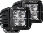 RIGID D-Series PRO LED Light Flood Optic Surface Mount Pair