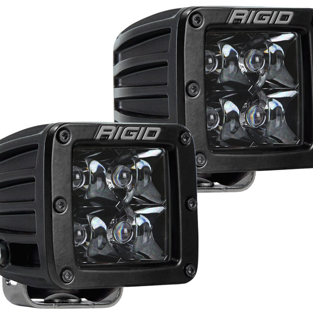 RIGID D-Series PRO Midnight Edition Spot Optic Surface Mount Pair