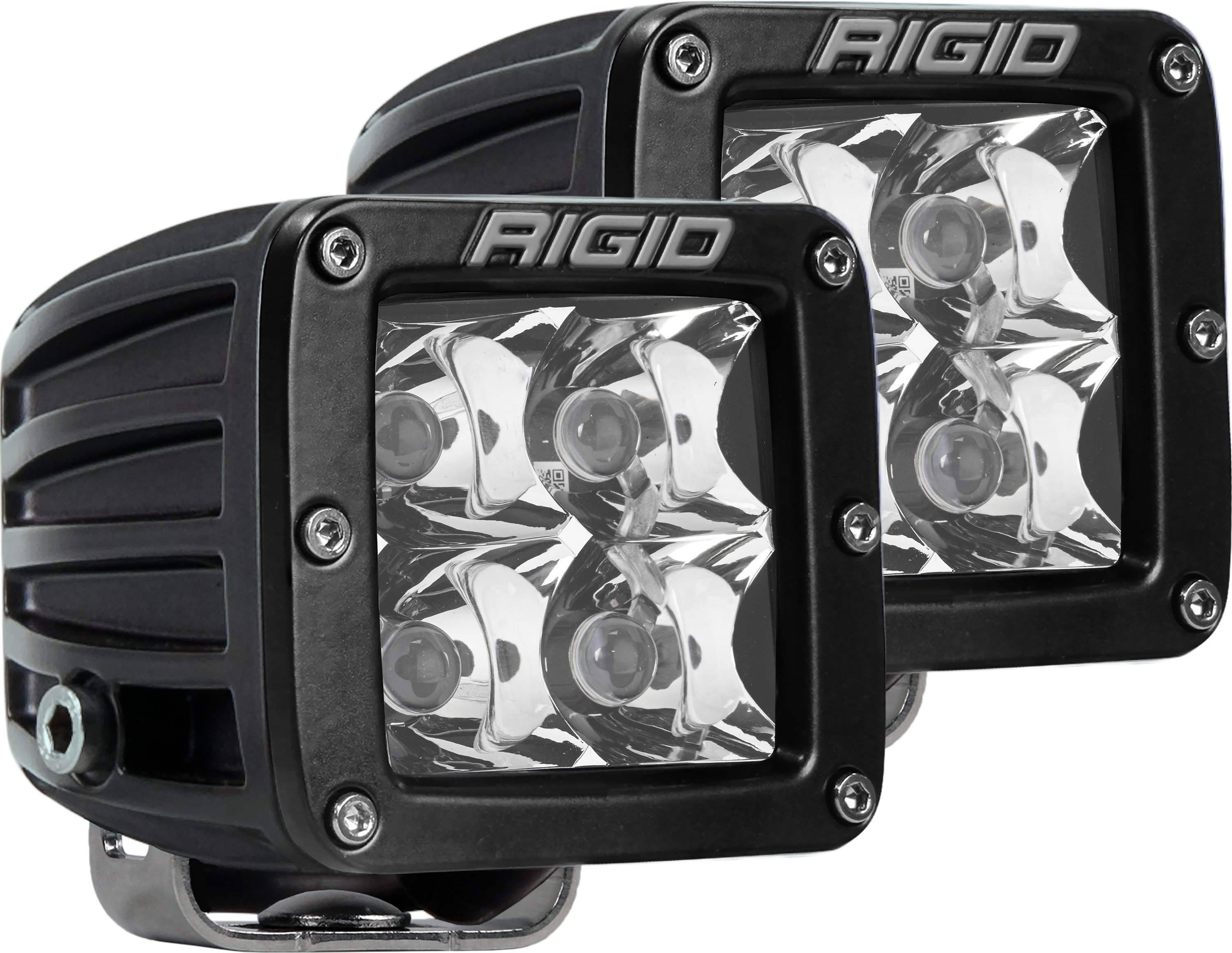 RIGID D-Series PRO LED Light Spot Optic Surface Mount Pair
