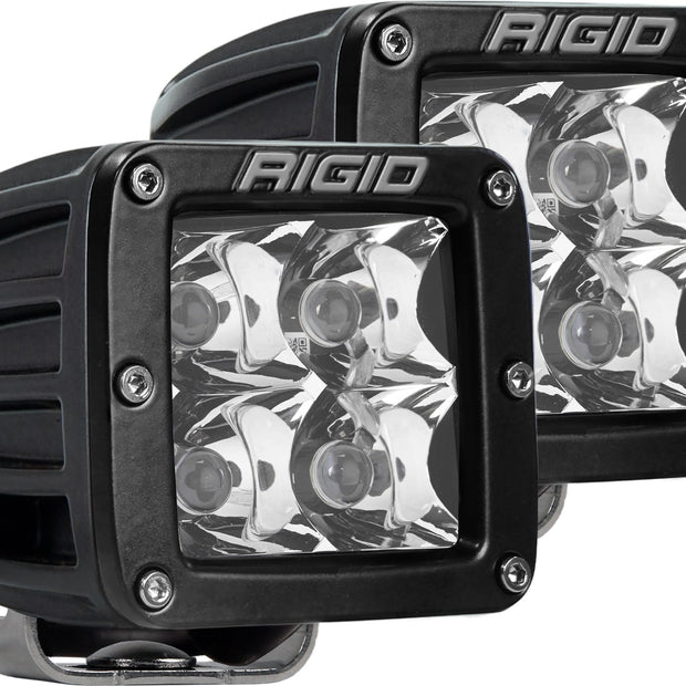 RIGID D-Series PRO LED Light Spot Optic Surface Mount Pair