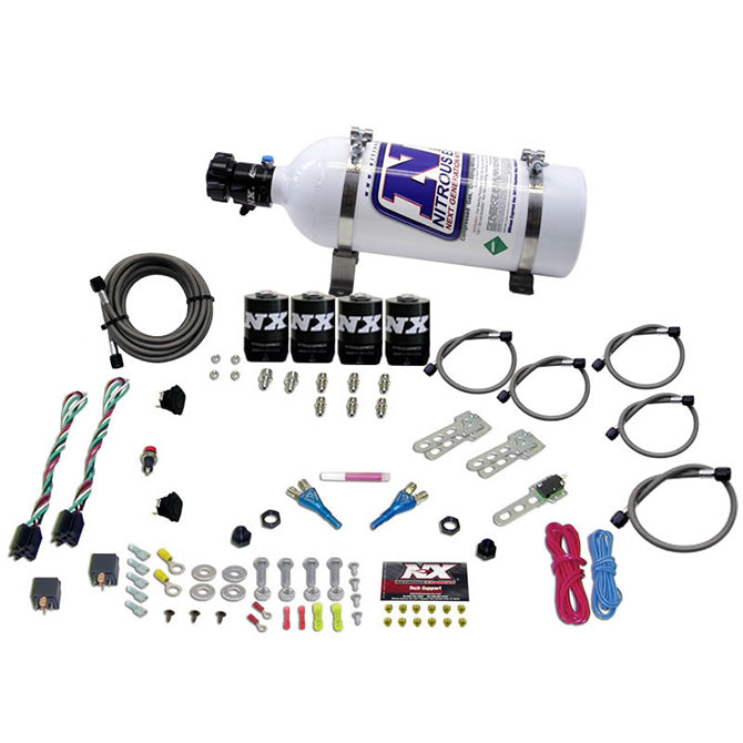 Nitrous Express - GM EFI DUAL STAGE (50-150HP X 2) WITH 5LB BOTTLE - 20224-05