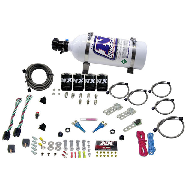 Nitrous Express - GM EFI DUAL STAGE (50-150HP X 2) WITH 5LB BOTTLE - 20224-05