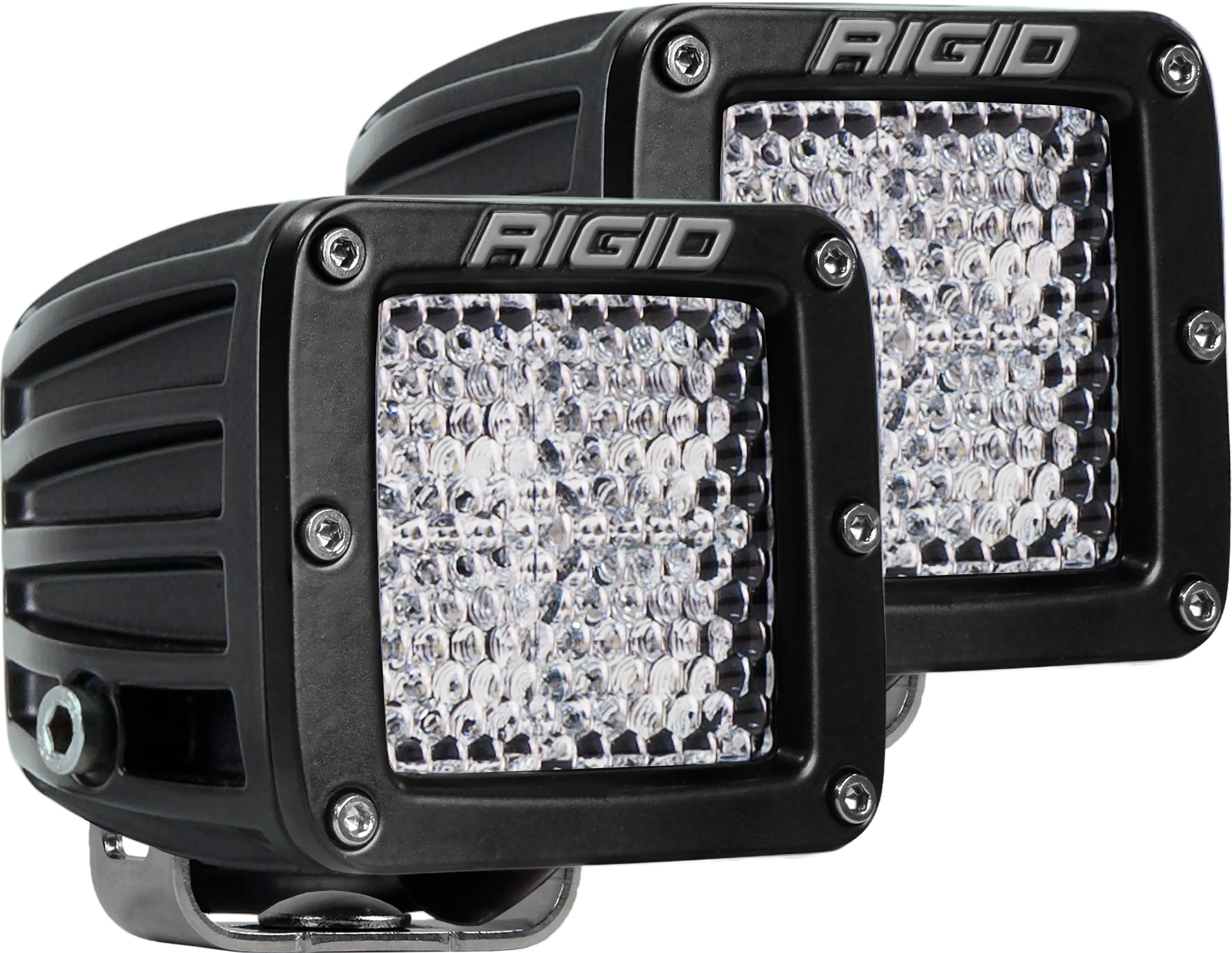 RIGID D-Series PRO LED Light Diffused Lens Surface Mount Pair