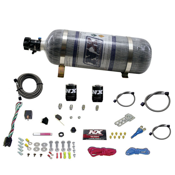 Nitrous Express - DODGE EFI RACE (100-150-200-250HP) SINGLE NOZZLE WITH COMPOSITE BOTTLE  - 20316-12