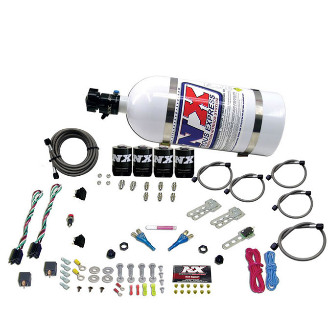 Nitrous Express - DODGE EFI DUAL STAGE (50-75-100-150HP) X 2 WITH 10LB BOTTLE  - 20324-10