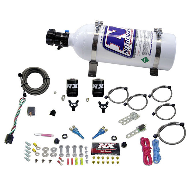 Nitrous Express - DODGE VIPER EFI DUAL NOZZLE (100-300HP) WITH 5LB BOTTLE  - 20325-05