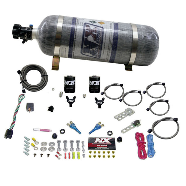 Nitrous Express - DODGE VIPER EFI DUAL NOZZLE (100-300HP) WITH COMPOSITE BOTTLE  - 20325-12