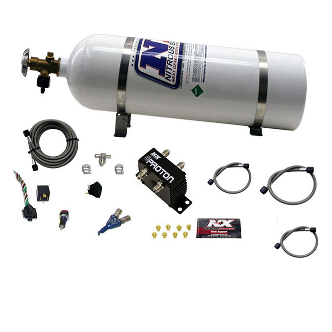 Nitrous Express - PROTON SERIES NITROUS SYSTEM W/ 15LB BOTTLE - 20420-15