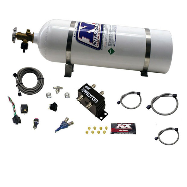 Nitrous Express - PROTON SERIES NITROUS SYSTEM W/ 15LB BOTTLE - 20420-15